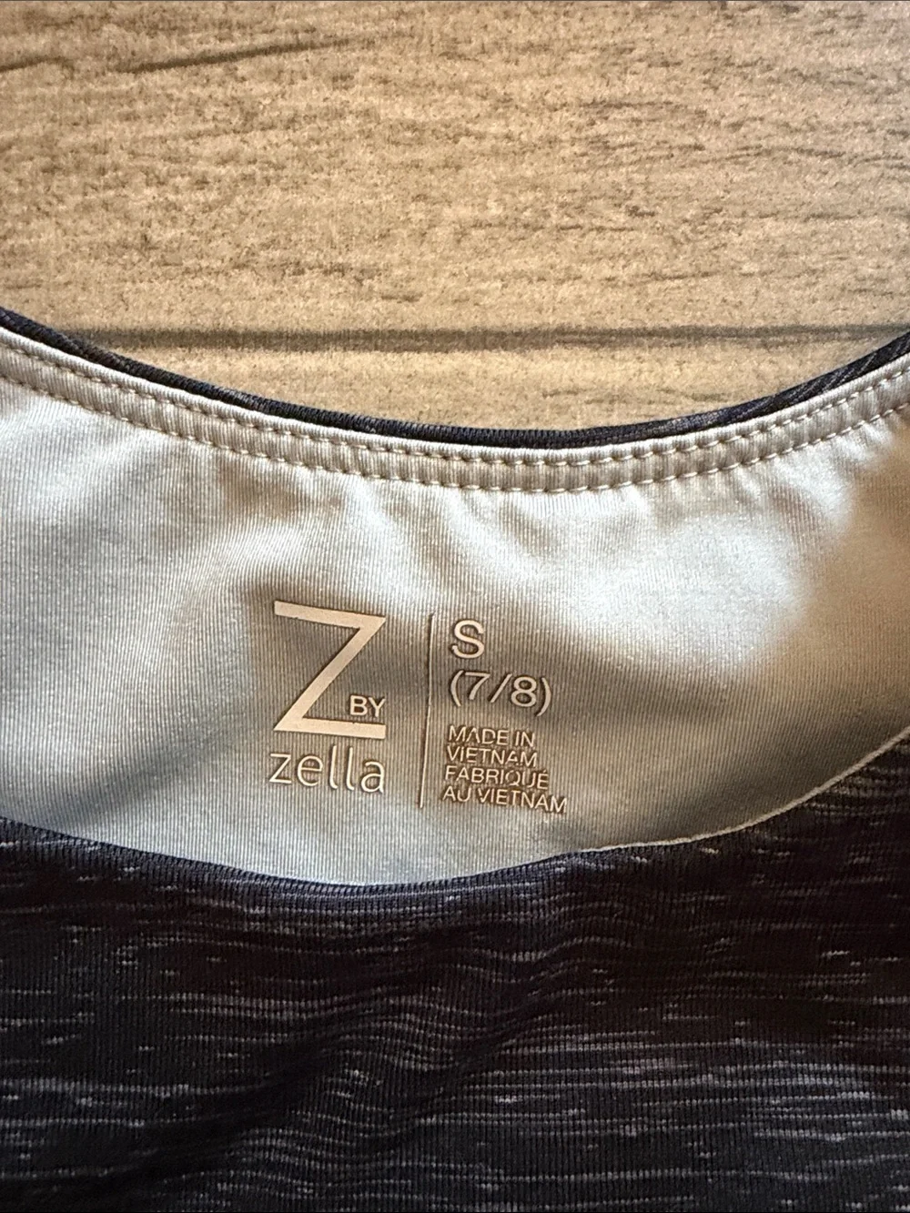 Zella Black Heather High-Neck Sports Bra